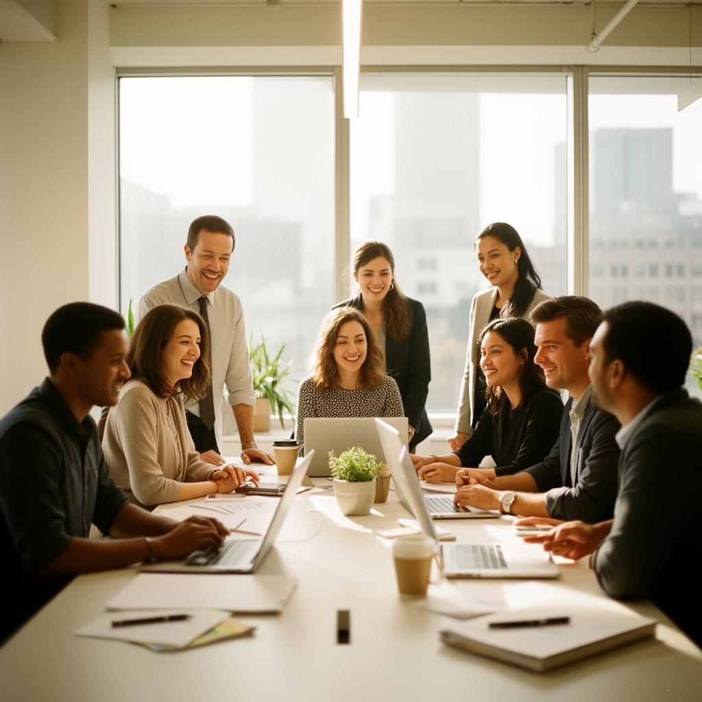 The Hooksy team collaborating with clients
